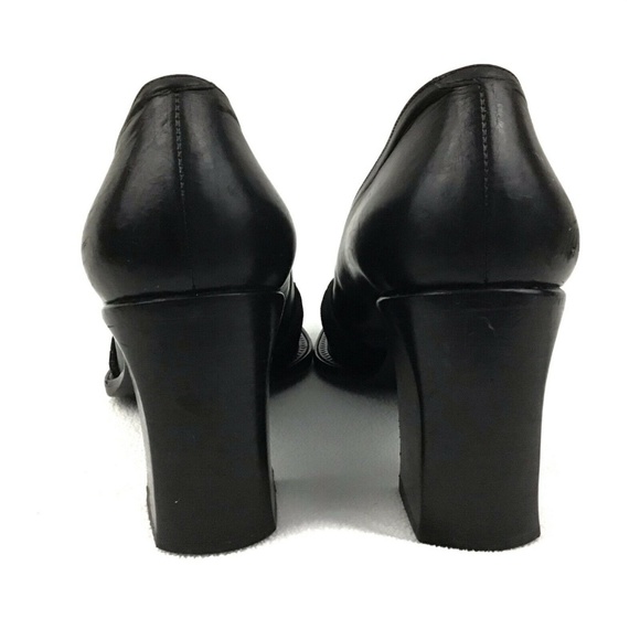 CESARE PACIOTTI 100% Leather Heeled Loafers 7 - Picture 4 of 8